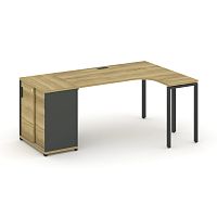 Стол эргономичный с опорным шкафом-купе Concept CN.SA-217(R)