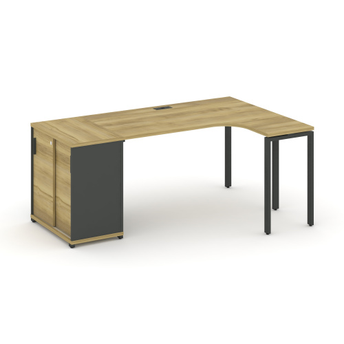 Стол эргономичный с опорным шкафом-купе Concept CN.SA-218(R) Стол эргономичный с опорным шкафом-купе Concept CN.SA-218(R)