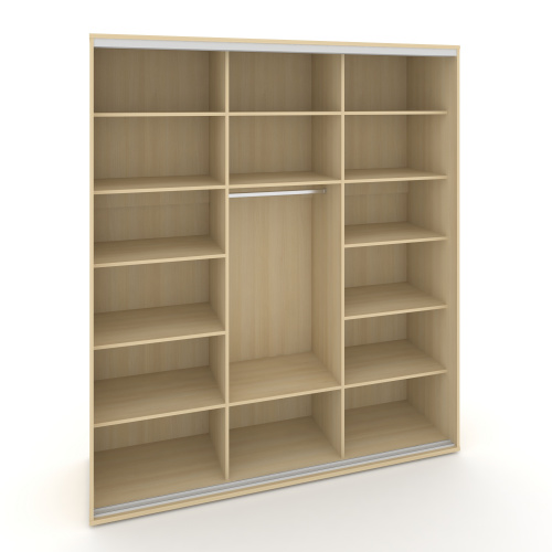 Корпус 3-х секционного шкафа высокого L=2069мм Maris SH.K3-4.1 K4