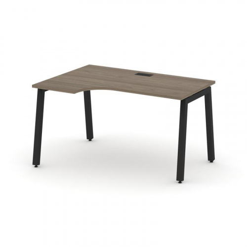 Style Project Стол рабочий эргоном. SN-5A.SPA-002(L) Дуб Табак/Металл Антрацит 1580*600/980*750 фото 14