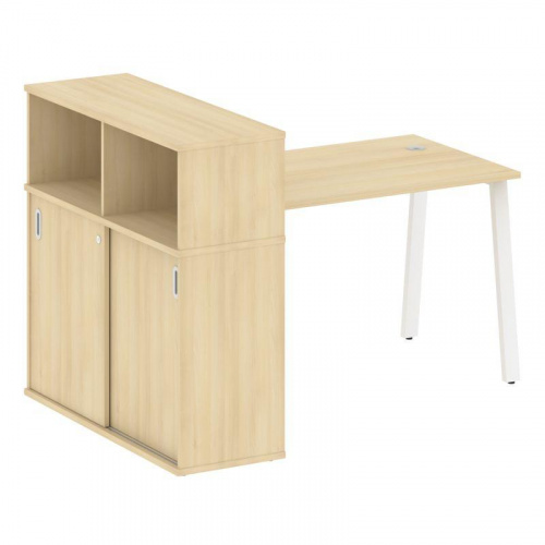 Стол письменный с шкафом-купе на А-обр. м/к Metal System БА.РС-СШК-3.2 фото 2 Стол письменный с шкафом-купе на А-обр. м/к Metal System БА.РС-СШК-3.2 фото 2