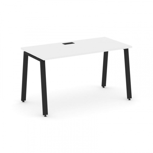 Style Project Стол письменный SN-6A.SP-003 Антрацит/Металл Белый 1380*600*750 Style Project Стол письменный SN-6A.SP-003 Антрацит/Металл Белый 1380*600*750