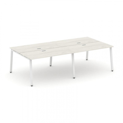 Style Project Рабочая станция 2-х сторон. SN-6A.DRS-044 Дуб Наварра/Металл Белый 3160*1432*750 фото 28