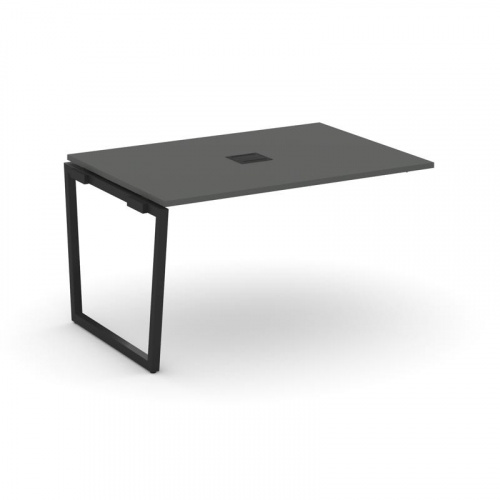 Style Project Проходной наб. элем. перег. стола SN-4T2.NSPRG-001 Акация Лорка/Металл Антрацит/Заглуш фото 4