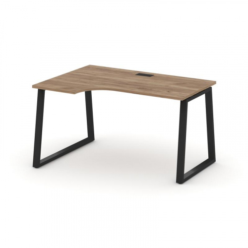 Style Project Стол рабочий эргоном. SN-6T1.SPA-012(L) Акация Лорка/Металл Антрацит/Заглушка Пластик фото 5 Style Project Стол рабочий эргоном. SN-6T1.SPA-012(L) Акация Лорка/Металл Антрацит/Заглушка Пластик фото 5