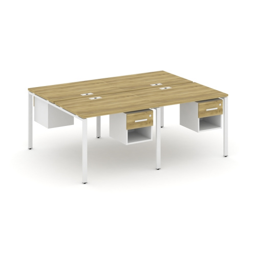 Бенч-система на 4 места с подвесными тумбами Concept CN.DRS-137 фото 11