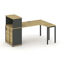 Стол эргономичный с опорным шкафом-купе Concept CN.SA-220(R)