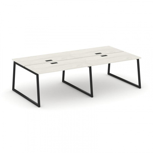 Style Project Рабочая станция 2-х сторон. SN-4T1.DRS-033 Акация Лорка/Металл Антрацит/Заглушка Пласт фото 8