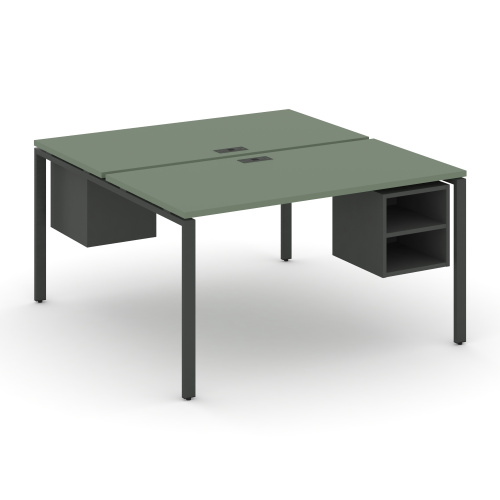 Бенч-система на 2 места с подвесными тумбами Concept CN.DRS-106 Бенч-система на 2 места с подвесными тумбами Concept CN.DRS-106