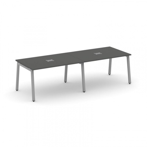 Style Project Стол переговорный SN-5A.SPRG-012 Дуб Табак/Металл Белый 2360*980*750 фото 5