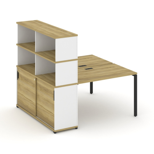 Бенч-система с опорным шкафом-купе с надставкой Concept CN.DRS-242 фото 6 Бенч-система с опорным шкафом-купе с надставкой Concept CN.DRS-242 фото 6