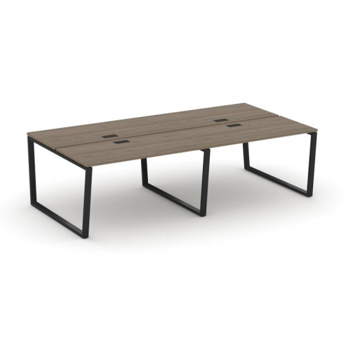 Style Project Рабочая станция 2-х сторон. SN-6T2.DRS-054 Акация Лорка/Металл Антрацит/Заглушка Пласт фото 4