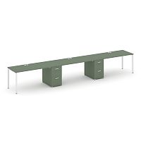 Бенч-система на 3 места с 2 опорными тумбами Concept CN.ORS-437