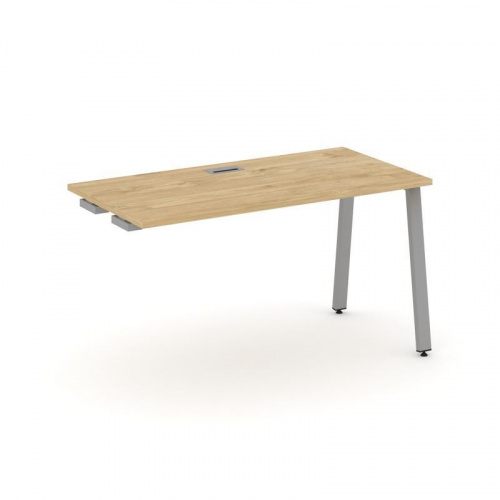 Style Project Стол-приставка к опор. элем. SN-6A.OPRS-013 Дуб Табак/Металл Белый 1380*700*750 фото 5