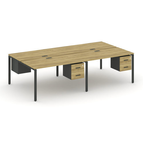 Бенч-система на 4 места с подвесными тумбами Concept CN.DRS-135 фото 4 Бенч-система на 4 места с подвесными тумбами Concept CN.DRS-135 фото 4