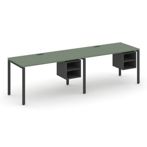 Бенч-система на 2 места с подвесными тумбами Concept CN.ORS-107