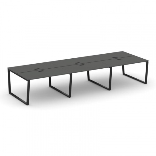 Style Project Рабочая станция 2-х сторон. SN-6T2.DRS-072 Акация Лорка/Металл Антрацит/Заглушка Пласт фото 7