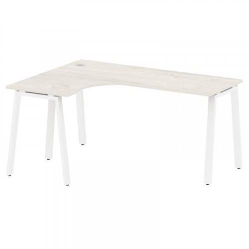 Стол офисный криволинейный Metal System БА.СА-4 (L) фото 14