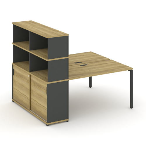 Бенч-система с опорным шкафом-купе с надставкой Concept CN.DRS-242 фото 4 Бенч-система с опорным шкафом-купе с надставкой Concept CN.DRS-242 фото 4