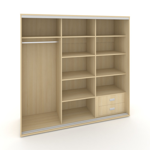 Корпус 3-х секционного шкафа низкого L=2519мм Maris SH.K3-7.2 K1 Корпус 3-х секционного шкафа низкого L=2519мм Maris SH.K3-7.2 K1