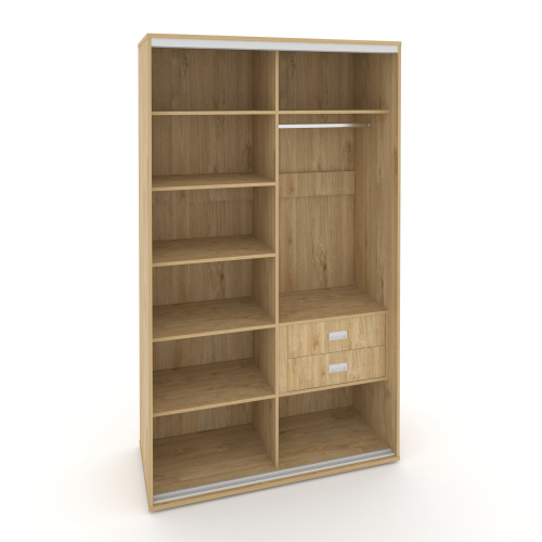 Корпус 2-х секционного шкафа высокого L=1400мм Maris SH.K2-4.1 K3 фото 6