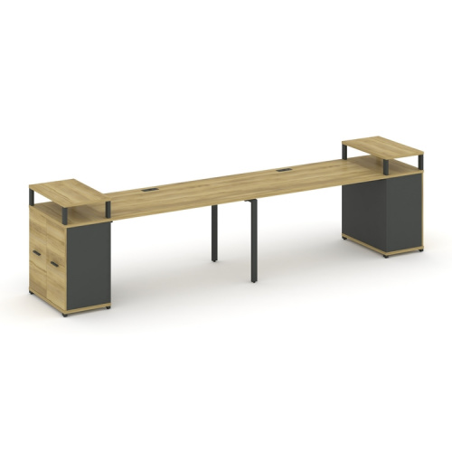 Бенч-система с опорными распашными шкафами Concept CN.ORS-221 фото 4 Бенч-система с опорными распашными шкафами Concept CN.ORS-221 фото 4