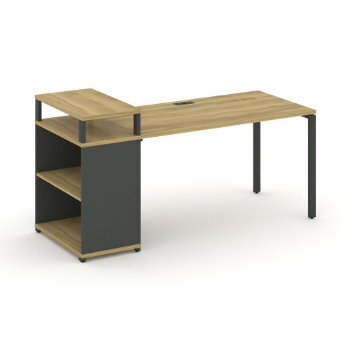 Стол офисный с опорным стеллажом Concept CN.SP-207 фото 3 Стол офисный с опорным стеллажом Concept CN.SP-207 фото 3