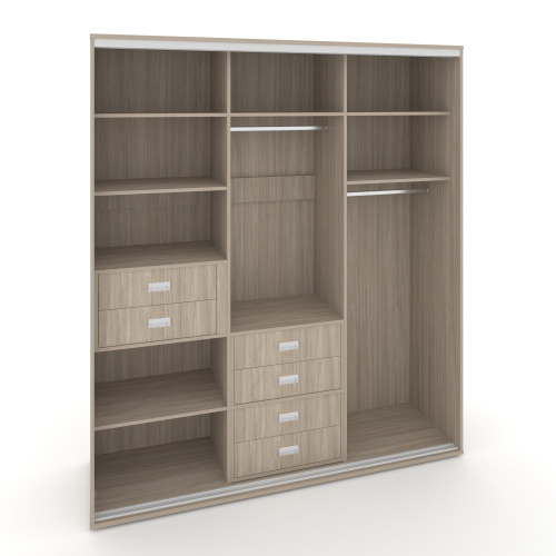 Корпус 3-х секционного шкафа высокого L=2219мм Maris SH.K3-5.1 K6 фото 4