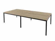 Бенч-система на 4 рабочих места на металлокаркасе Lite IL-52