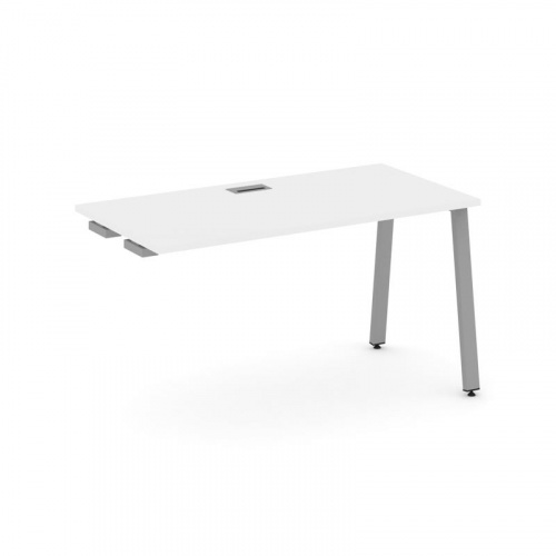 Style Project Стол-приставка к опор. элем. SN-6A.OPRS-013 Дуб Табак/Металл Белый 1380*700*750 фото 2