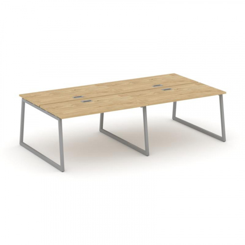 Style Project Рабочая станция 2-х сторон. SN-4T1.DRS-033 Акация Лорка/Металл Антрацит/Заглушка Пласт фото 2