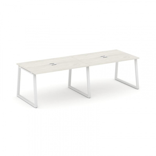 Style Project Стол переговорный SN-6T1.SPRG-012 Акация Лорка/Металл Антрацит/Заглушка Металл Антраци фото 14