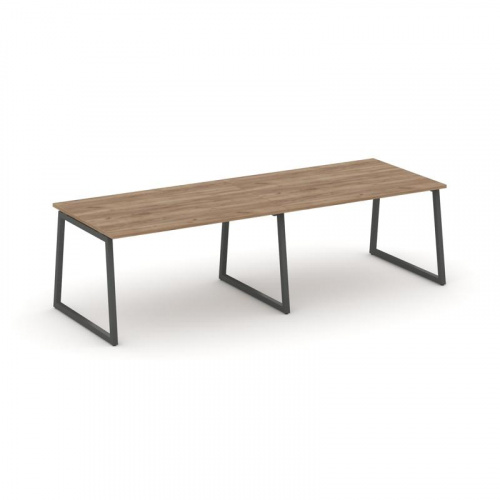 Style Project Стол переговорный SN-4T1.SPRG-012.3 Акация Лорка/Металл Антрацит 2360*980*750 фото 23