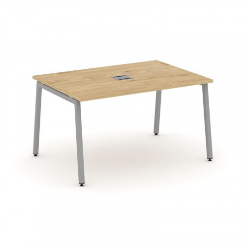 Style Project Стол переговорный SN-4A.SPRG-002 Тиквуд Светлый/Металл Белый 1180*980*750 фото 14