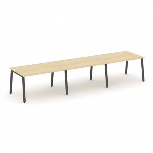 Style Project Стол переговорный SN-6A.SPRG-024.3 Тиквуд Светлый/Металл Антрацит 4740*980*750 фото 25