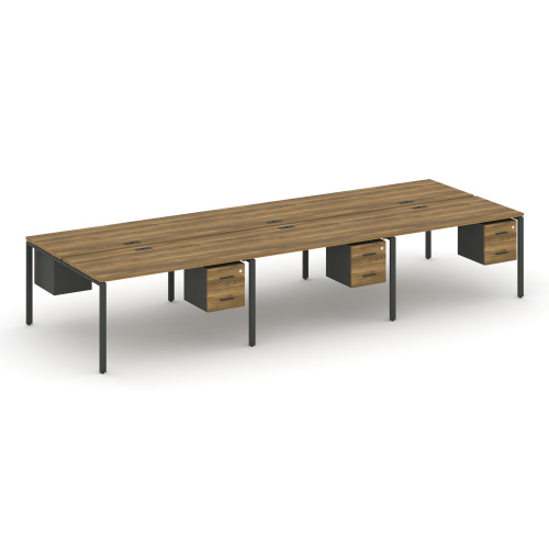 Бенч-система на 6 мест с подвесными тумбами Concept CN.DRS-154 Бенч-система на 6 мест с подвесными тумбами Concept CN.DRS-154