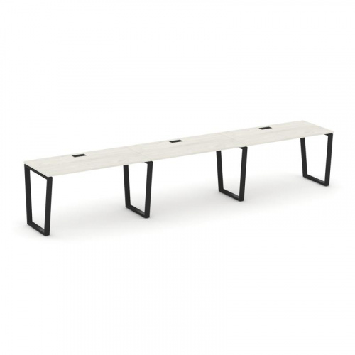 Style Project Рабочая станция 1 сторон. SN-6T2.ORS-044 Акация Лорка/Металл Антрацит/Заглушка Пластик фото 9