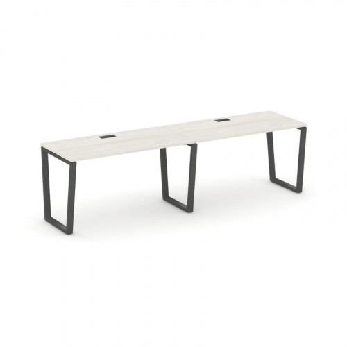 Style Project Рабочая станция 1 сторон. SN-6T2.ORS-013 Акация Лорка/Металл Антрацит/Заглушка Пластик фото 24