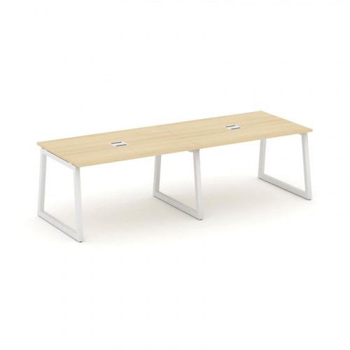 Style Project Стол переговорный SN-5T1.SPRG-013 Акация Лорка/Металл Антрацит/Заглушка Металл Антраци фото 22