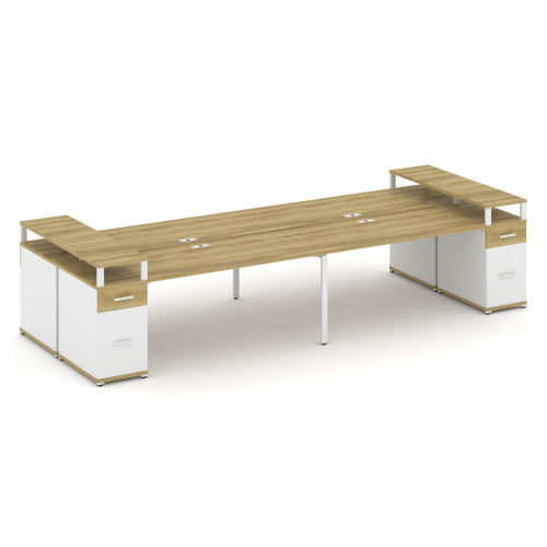 Бенч-система на 4 места с 2 опорными тумбами Concept CN.DRS-448 фото 11 Бенч-система на 4 места с 2 опорными тумбами Concept CN.DRS-448 фото 11