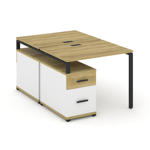 Бенч-система на 2 места с опорной тумбой Concept CN.DRS-305 фото 5