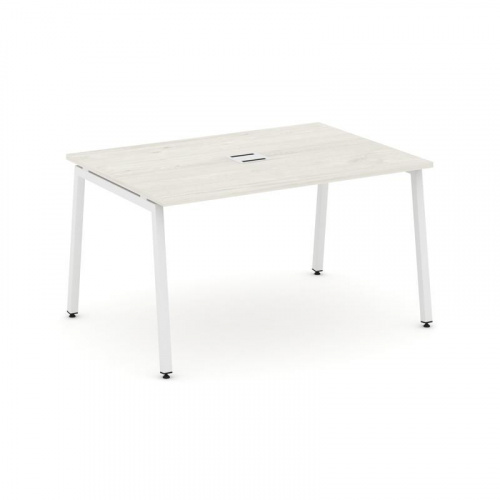 Style Project Стол переговорный SN-4A.SPRG-002 Тиквуд Светлый/Металл Белый 1180*980*750 фото 23