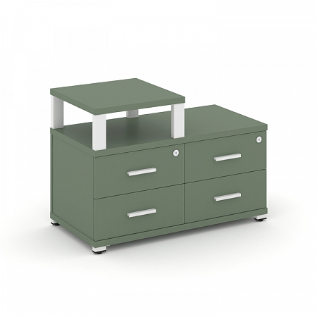 Тумба приставная с 4 ящиками Concept CN.TSP-002 W