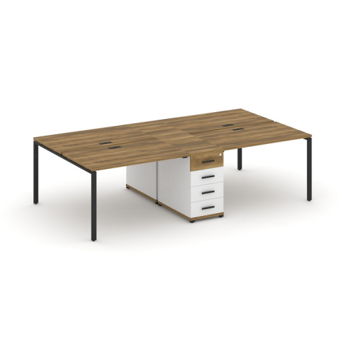 Бенч-система на 4 места с 1 опорной тумбой Concept CN.DRS-418 фото 7 Бенч-система на 4 места с 1 опорной тумбой Concept CN.DRS-418 фото 7