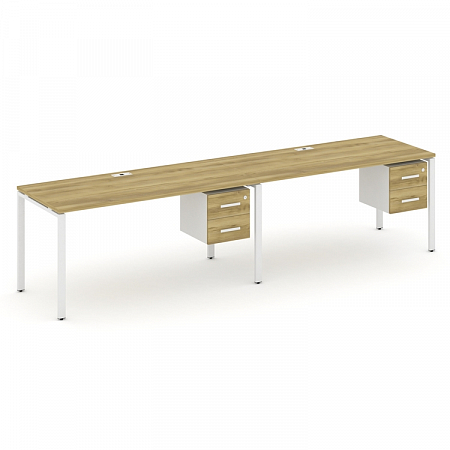 Бенч-система на 2 места с подвесными тумбами Concept CN.ORS-116