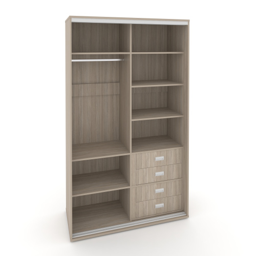 Корпус 2-х секционного шкафа высокого L=1300мм Maris SH.K2-3.1 K7 фото 6