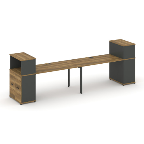 Бенч-система с опорными распашными шкафами Concept CN.ORS-227 Бенч-система с опорными распашными шкафами Concept CN.ORS-227