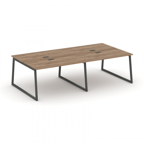 Style Project Рабочая станция 2-х сторон. SN-4T1.DRS-033 Акация Лорка/Металл Антрацит/Заглушка Пласт фото 10