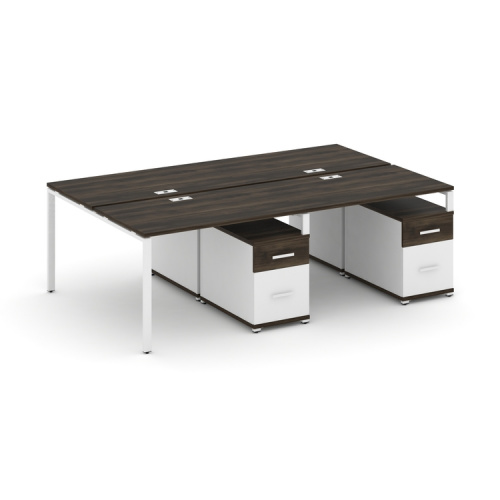 Бенч-система на 4 места с 2 опорными тумбами Concept CN.DRS-322 фото 10