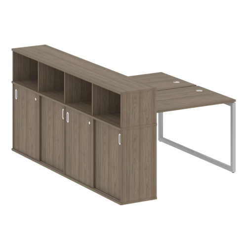 Бенч-система с шкафом-купе на О-обр. м/к Metal System Quattro 40БО.РС-СШК-4.2 фото 3